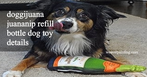 doggijuana juananip refill bottle dog toy details