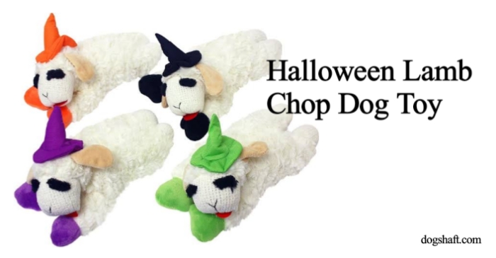 Discover the Spook-Tacular Fun: Halloween Lamb Chop Dog Toy!